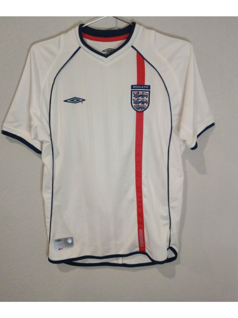 Vintage Authentic England 2001-2003 Football Shirt